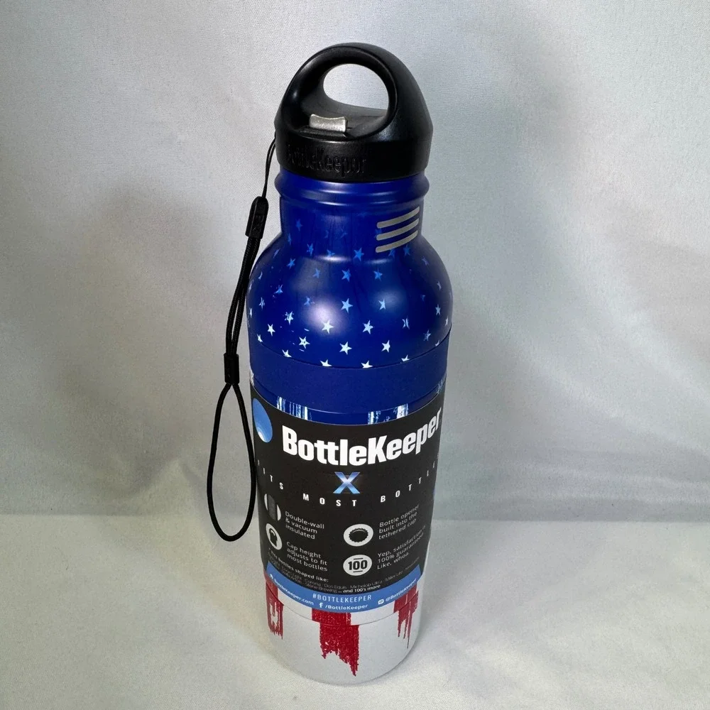 BottleKeeper X 3.0 American Graffiti Insulated Bottle Holder with Opener Cap